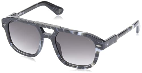 POLICE Herren SPLL19 Sonnenbrille, Marbled Black, 55 von Police