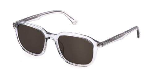 Police Herren Sunglasses Spll81 Shiny Transp. Grau 53/20/145 Sonnenbrille von Police