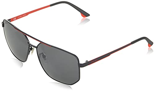 Police Herren Synth 1 Sonnenbrille, TOTAL SEMI MATT Grey, 61 von Police