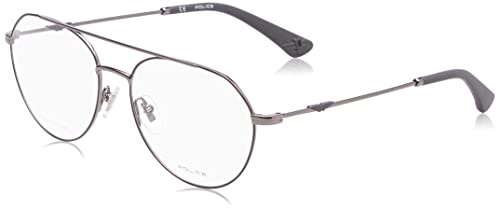 Police Herren VPLB50 Sonnenbrille, Shiny Gunmetal W/MATT Grey Parts, 54 von Police