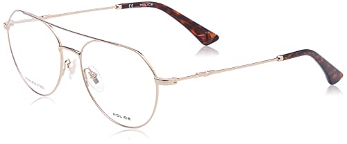 POLICE Herren VPLB50 Sonnenbrille, Shiny TOTAL Rose Gold, 54 von Police