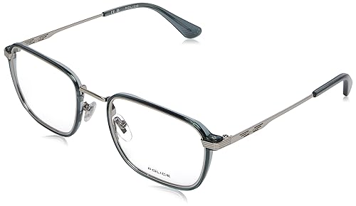 Police Herren VPLG76 Sonnenbrille, Shiny Full Palladium, 51 von Police