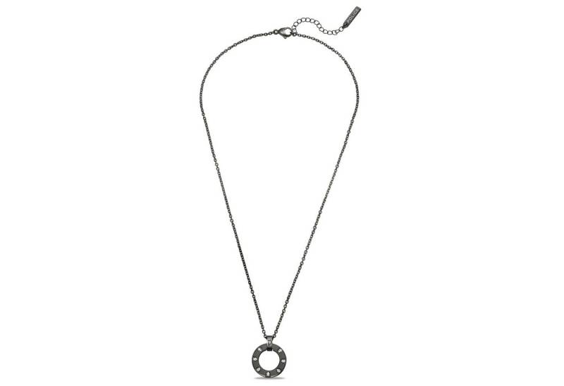 Police Kette mit Anhänger Herren-Gunport Edelstahl Geschwärzt von Police