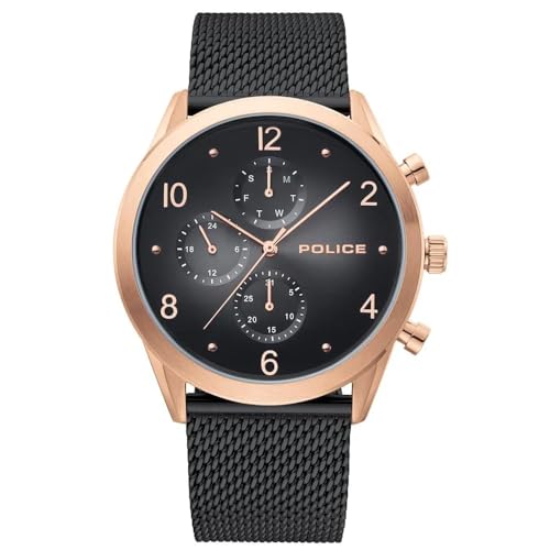 POLICE OUTLET Quarz Uhr mit Edelstahl Armband 4895220904346 von POLICE OUTLET