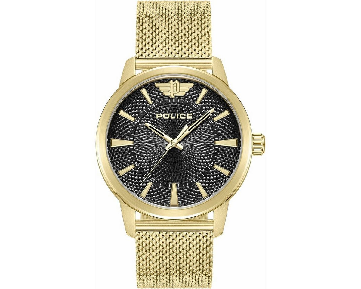 Police Quarzuhr Ice Police Armbanduhr Herrenuhr PEWJG0005001 Schwarz Edelstahl von Police