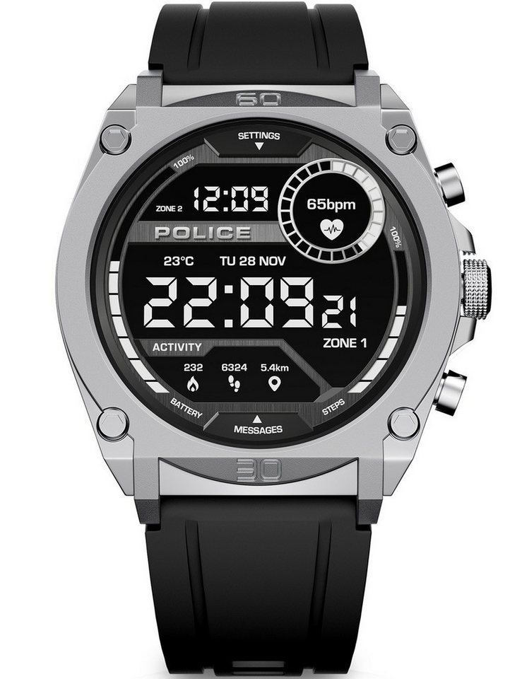 Police Quarzuhr Police PEIUN0000101 Herrenuhr My Avatar 45mm IP68 Police PEIUN0000101 Herrenuhr My Avatar 45mm IP68 von Police