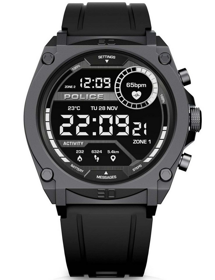 Police Quarzuhr Police PEIUN0000102 Herrenuhr My Avatar 45mm IP68 Police PEIUN0000102 Herrenuhr My Avatar 45mm IP68 von Police