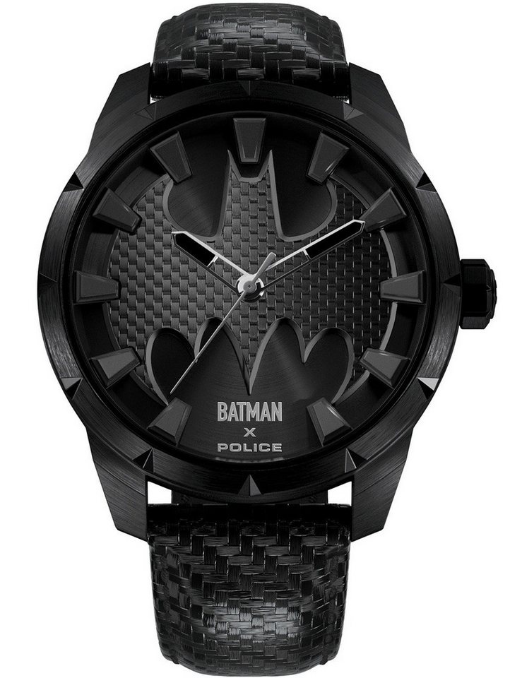 Police Quarzuhr Police PEWGA0075502 Herrenuhr Batman The Bat Limited Edition 45mm 5ATM Police PEWGA0075502 Herrenuhr Batman The Bat Limited Edition 45mm 5ATM von Police