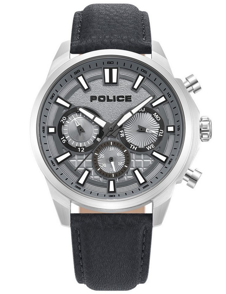 Police Quarzuhr Police PEWJF0021001 Herrenuhr Rangy 44mm 5ATM Police PEWJF0021001 Herrenuhr Rangy 44mm 5ATM von Police