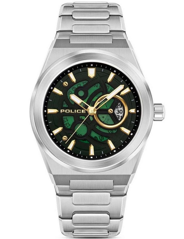 Police Quarzuhr Police PEWJH2228009 Herrenuhr Ofset 45mm 5ATM Police PEWJH2228009 Herrenuhr Ofset 45mm 5ATM von Police