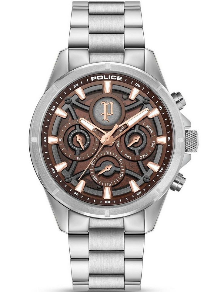 Police Quarzuhr Police PEWJK2227812 Herrenuhr Defender 45mm 5ATM Police PEWJK2227812 Herrenuhr Defender 45mm 5ATM von Police