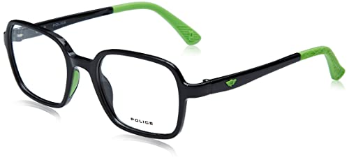 POLICE Unisex-Kinder VK130 Sonnenbrille, TOTAL Shiny Black, 47 von Police