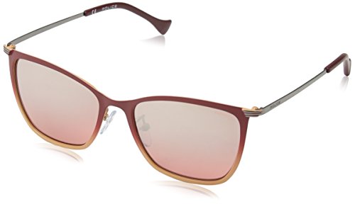 Police Unisex Rival 11 Sunglasses, Semi Matt Peach, 53mm von Police