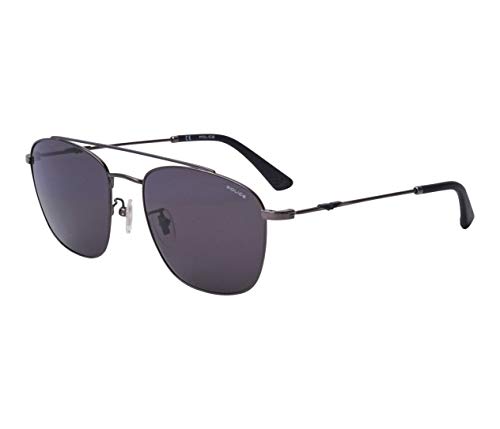 Police Unisex SPL996 Sunglasses, Dunkles Ruthenium, 55 von Police