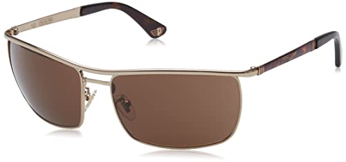 Police Unisex SPLB44 Sunglasses, Shiny Grey, Gold, with Colourful Parts, Taille Unique von Police