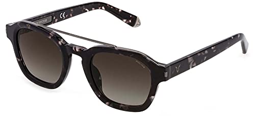 Police Unisex SPLC47 Sunglasses, Grey Havana/Grey Brown Shaded, 50 von Police