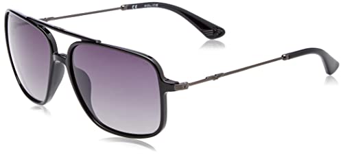 Police Unisex SPLD40 Sunglasses, Schwarz (Total Shiny Black), 59 von Police