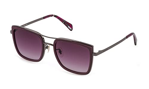 Police Unisex SPLD82 Sunglasses, Fuchsia C/Glittery, 55 von Police