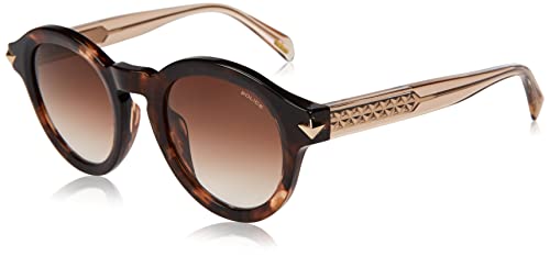 Police Unisex SPLF31 Sunglasses, Brown, 47 von Police