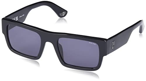 Police Unisex SPLL12 Sunglasses, Shiny Black, 54 von Police