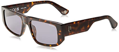 Police Unisex SPLL13 Sunglasses, Shiny Dark Havana, 55 von Police