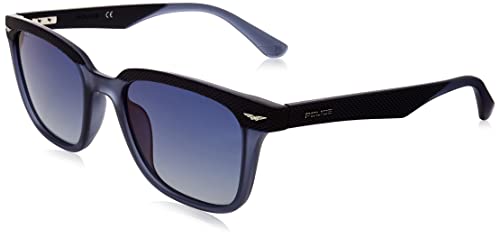 Police Unisex SPLE01 Sunglasses, Matt Blau, 52 von Police