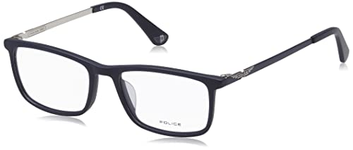 Police Unisex VPLB75 Sunglasses, Matte Blue, One Size von Police