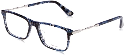 Police VPLD14 Brille, Shiny Blue Grisaille, 52 Herren von Police