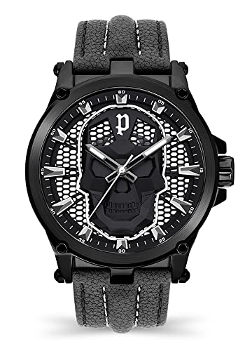 Police Herren Analog Quarz Uhr mit Leder Armband PEWJA2108201 von Police