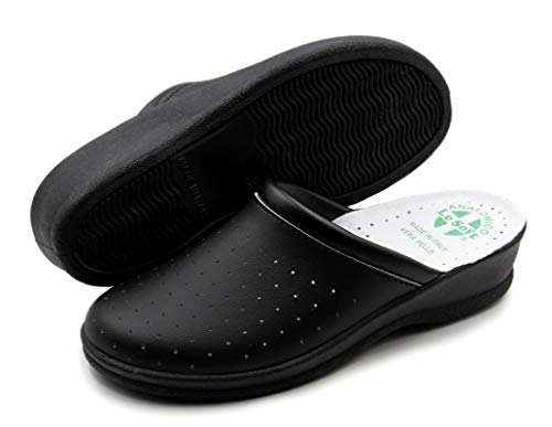 Gesundheitsschuhe für Männer und Frauen, Geschlossene Berufsschuhe, Gesunde Clogs, Bequeme orthopädische Schuhe, Anatomische Sohle,Schwarz Frau 35 Gesundheitsschuhe für Männer und Frauen, Geschlossene Berufsschuhe, Gesunde Clogs, Bequeme orthopädische Schuhe, Anatomische Sohle,Schwarz Frau 35 von Poligono
