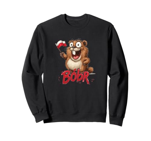 Lachender Biber Bóbr Kostüm für Erwachsene und Kinder Sweatshirt von Polish Bóbr Outfit