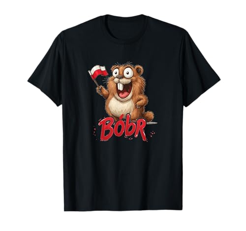 Lachender Biber Bóbr Kostüm für Erwachsene und Kinder T-Shirt von Polish Bóbr Outfit