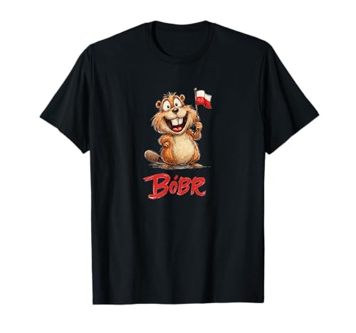 Tolle polnische Bóbr-Grafik für Biberjungen und Mädchen T-Shirt von Polish Bóbr Outfit