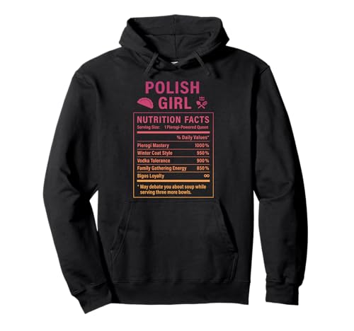 Lustiges polnisches Mädchen, stolze Frauen mit polnischen Wurzeln Pullover Hoodie von Polish Culture Gifts for Polish Women