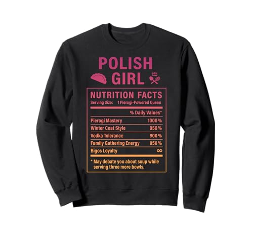 Lustiges polnisches Mädchen, stolze Frauen mit polnischen Wurzeln Sweatshirt Lustiges polnisches Mädchen, stolze Frauen mit polnischen Wurzeln Sweatshirt von Polish Culture Gifts for Polish Women