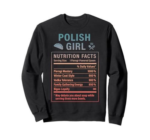 Lustiges polnisches Mädchen, stolze Frauen mit polnischen Wurzeln Sweatshirt von Polish Culture Gifts for Polish Women