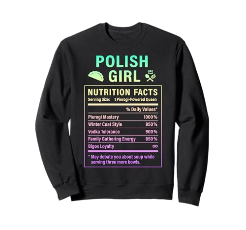 Lustiges polnisches Mädchen, stolze Frauen mit polnischen Wurzeln Sweatshirt Lustiges polnisches Mädchen, stolze Frauen mit polnischen Wurzeln Sweatshirt von Polish Culture Gifts for Polish Women