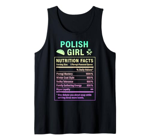 Lustiges polnisches Mädchen, stolze Frauen mit polnischen Wurzeln Tank Top von Polish Culture Gifts for Polish Women