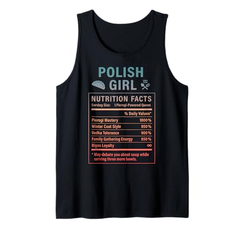 Lustiges polnisches Mädchen, stolze Frauen mit polnischen Wurzeln Tank Top von Polish Culture Gifts for Polish Women