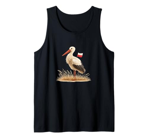 Lustiger Storch in polnischen Farben für Jungen und Mädchen Tank Top von Polish Stork Outfit
