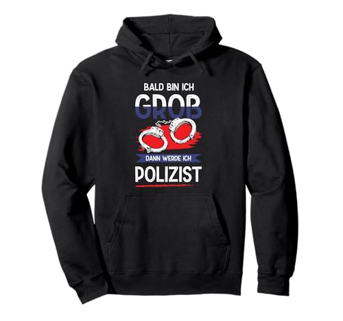 Bald Bin ich groß dann werde ich Polizist Kinder Polizei Pullover Hoodie Bald Bin ich groß dann werde ich Polizist Kinder Polizei Pullover Hoodie von Polizei Berufswunsch Lustig Kinder Zukunft