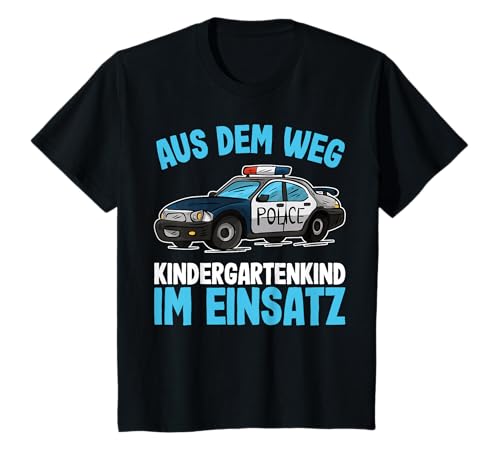 Aus Dem Weg Kindergartenkind im Einsatz | Jungen Polizei T-Shirt von Polizei Geschenke Kindergarten by 83-Tees