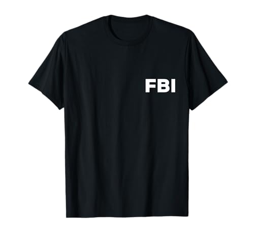 Federal Bureau of Investigation t-shirt - FBI kostüm T-Shirt Federal Bureau of Investigation t-shirt - FBI kostüm T-Shirt von Polizei und Sicherheitsausrüstung