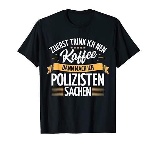 Herren Polizei Polizist T-Shirt von Polizist Geschenke