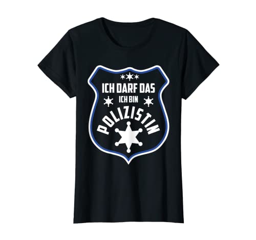 Damen Polizei Polizeibeamtin Geschenk Verbeamtung Polizistin T-Shirt von Polizistin Beamtin Geschenkideen & Design