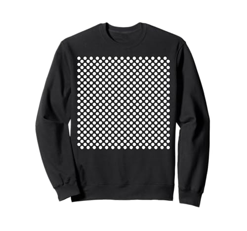 Polka Dots Schwarz und Weiß für Frauen Mädchen gepunktet Sweatshirt von Polka Dot Gifts by Art Like Wow