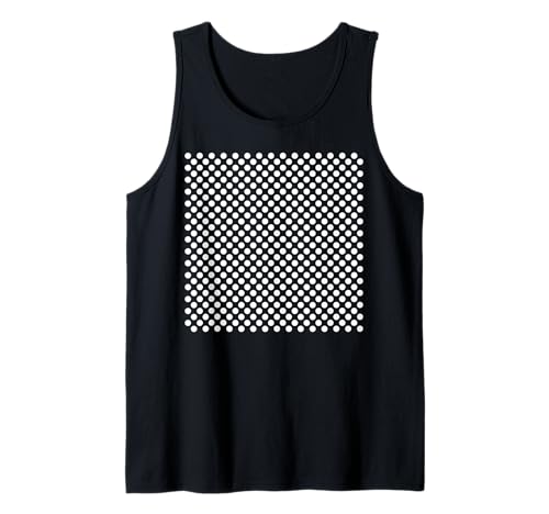 Polka Dots Schwarz und Weiß für Frauen Mädchen gepunktet Tank Top von Polka Dot Gifts by Art Like Wow