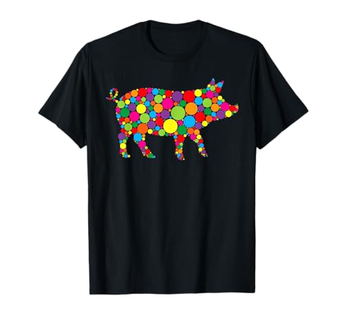 Happy Dot Day Schweine-Tiere, gepunktet, Kunst, Studenten, Kinder T-Shirt Happy Dot Day Schweine-Tiere, gepunktet, Kunst, Studenten, Kinder T-Shirt von Polka Dot Lovers Happy Dot Day Pig Animal Tee