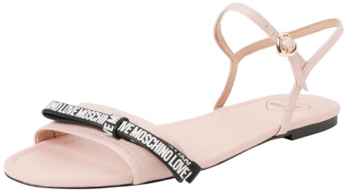 Love Moschino Damen Ja16201g0iie0601 Sandale, grau, 37 EU von Love Moschino