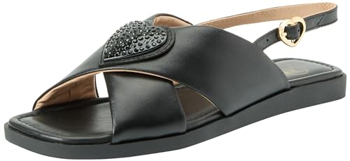 Love Moschino Damen Ja16232g0iie0000 Sandale, Schwarz, 37 EU von Pollini